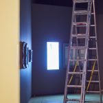 Gallery interior during lockdown